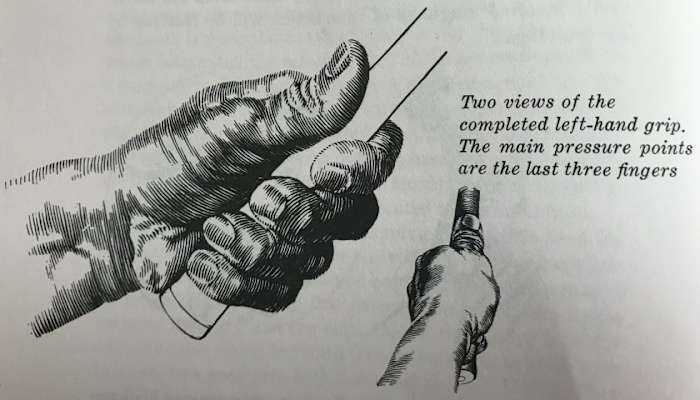The hand-drawn illustrations of Anthony Ravielli are part of the appeal to the book "Five Lessons: The Modern Fundamentals of Golf."